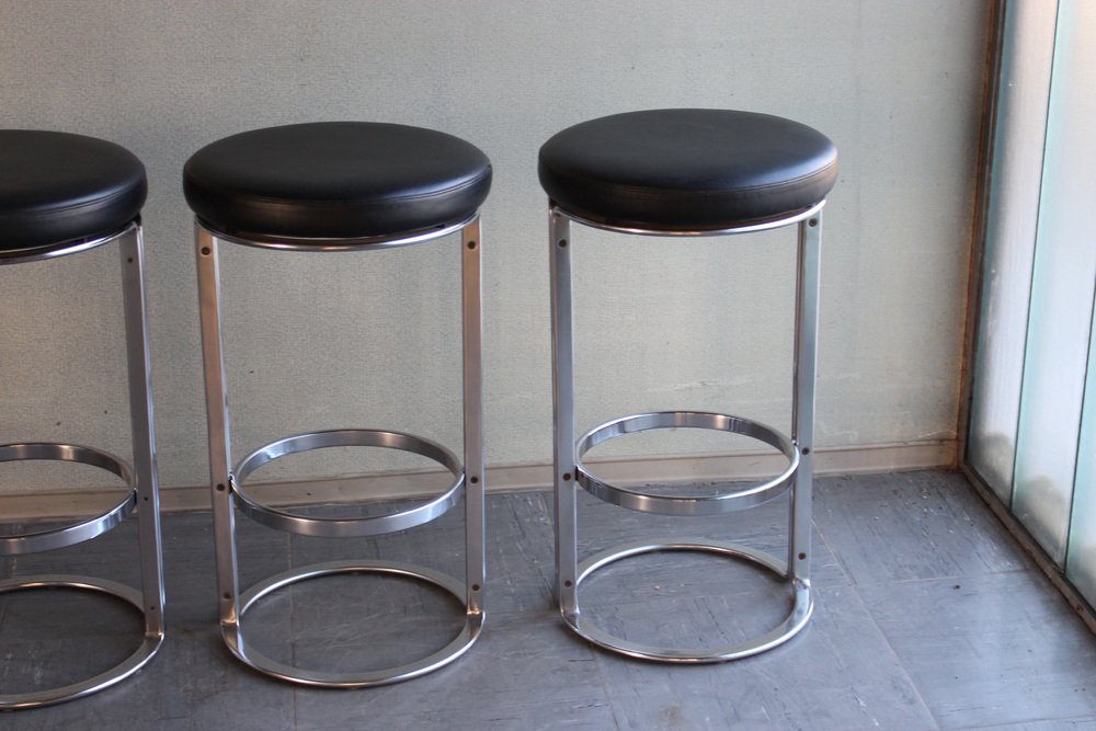 Bar Stools by Prof. Horst Brüning for Kill International, 1963, Set of 4