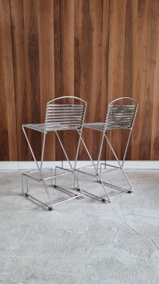 Bar Stools by Till Behrens for Schlubach, 1980s, Set of 2-QQA-1298358