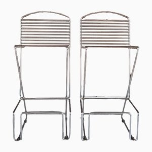 Bar Stools by Till Behrens for Schlubach, 1980s, Set of 2-QQA-1298358