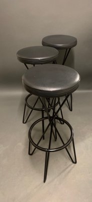 Bar Stools from Thonet, 1950s, Set of 3-EK-1382829