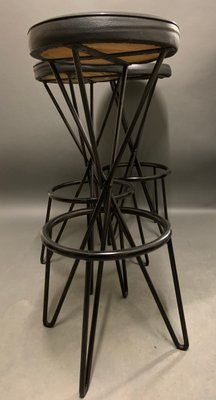 Bar Stools from Thonet, 1950s, Set of 3-EK-1382829