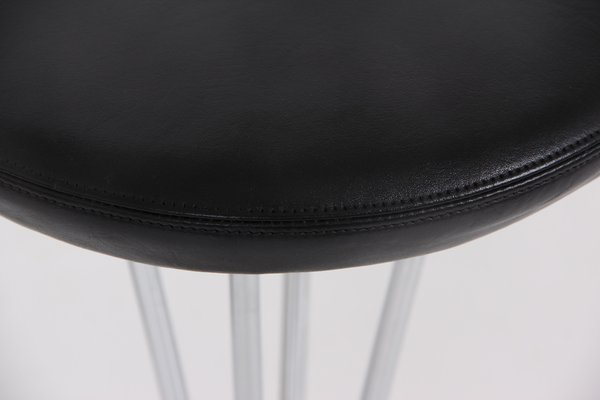 Bar Stools in Black by Piet Hein for Fritz Hansen, 1988, Set of 2-DQ-2042200