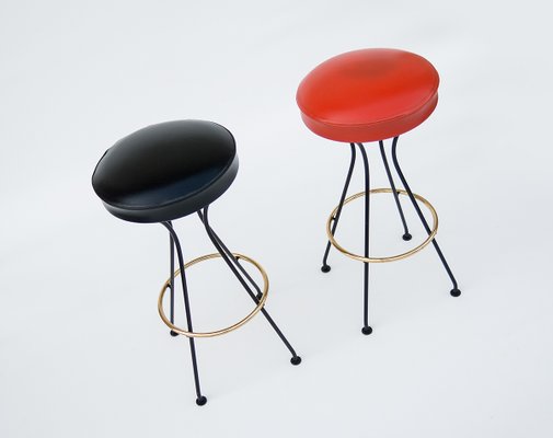 Bar Stools, Mid-20th Century, Set of 2-URD-1098500