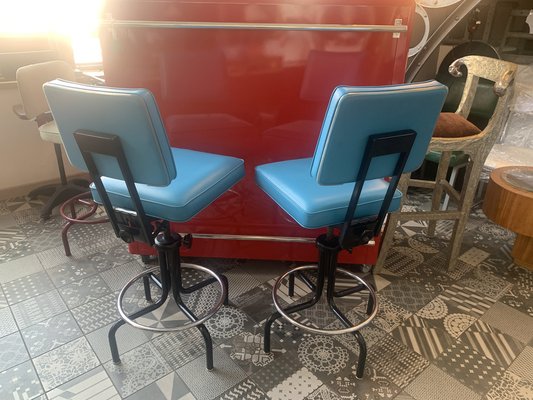 Bar Stools, USA, 1950s, Set of 2-QUC-1366627