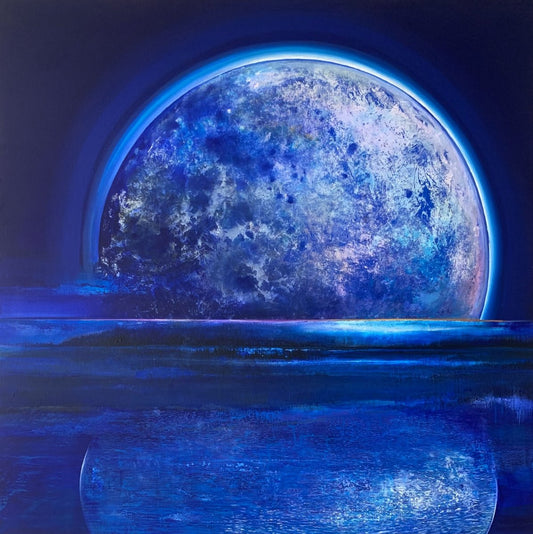 Barbara Hubert, Full Moon, 2020, Acrylic on Canvas