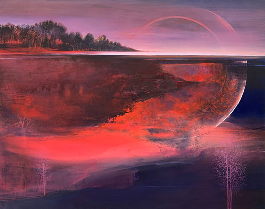 Barbara Hubert, Full Moon XII, 2022, Acrylic on Canvas