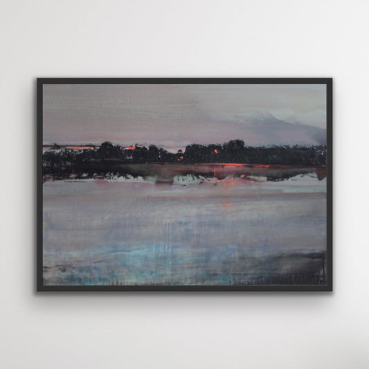 Barbara Hubert, Horizon, Holland, 2014-8, Oil on Canvas