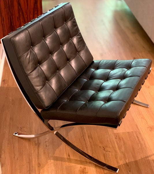 Barcelona Chair by Ludwig Mies van der Rohe for Knoll International, 1980s