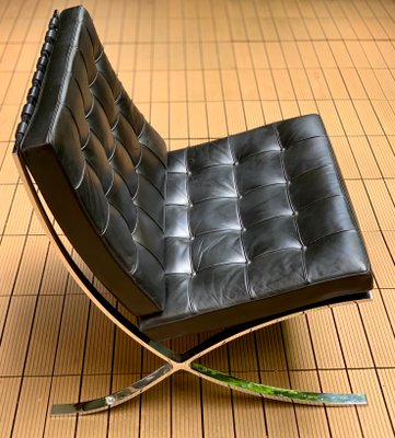 Barcelona Chair by Ludwig Mies van der Rohe for Knoll International, 1980s-JAG-951082