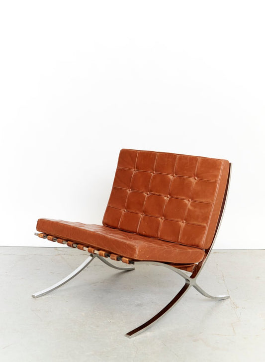 Barcelona Lounge Chair Model MR90 by Ludwig Mies Van Der Rohe for Knoll International