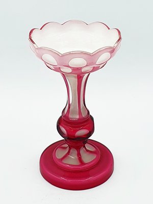 Barfatan Bohemian Overlay Glass Vase-OZS-1388777