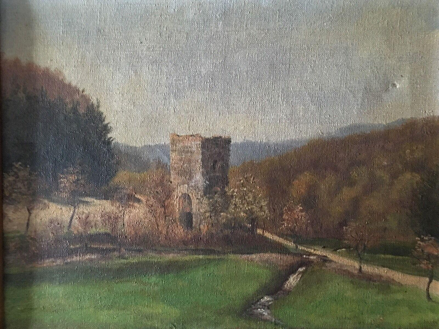 Baron Loewenstern, Lahnstein Forest Valley, 1918, Oil on Canvas