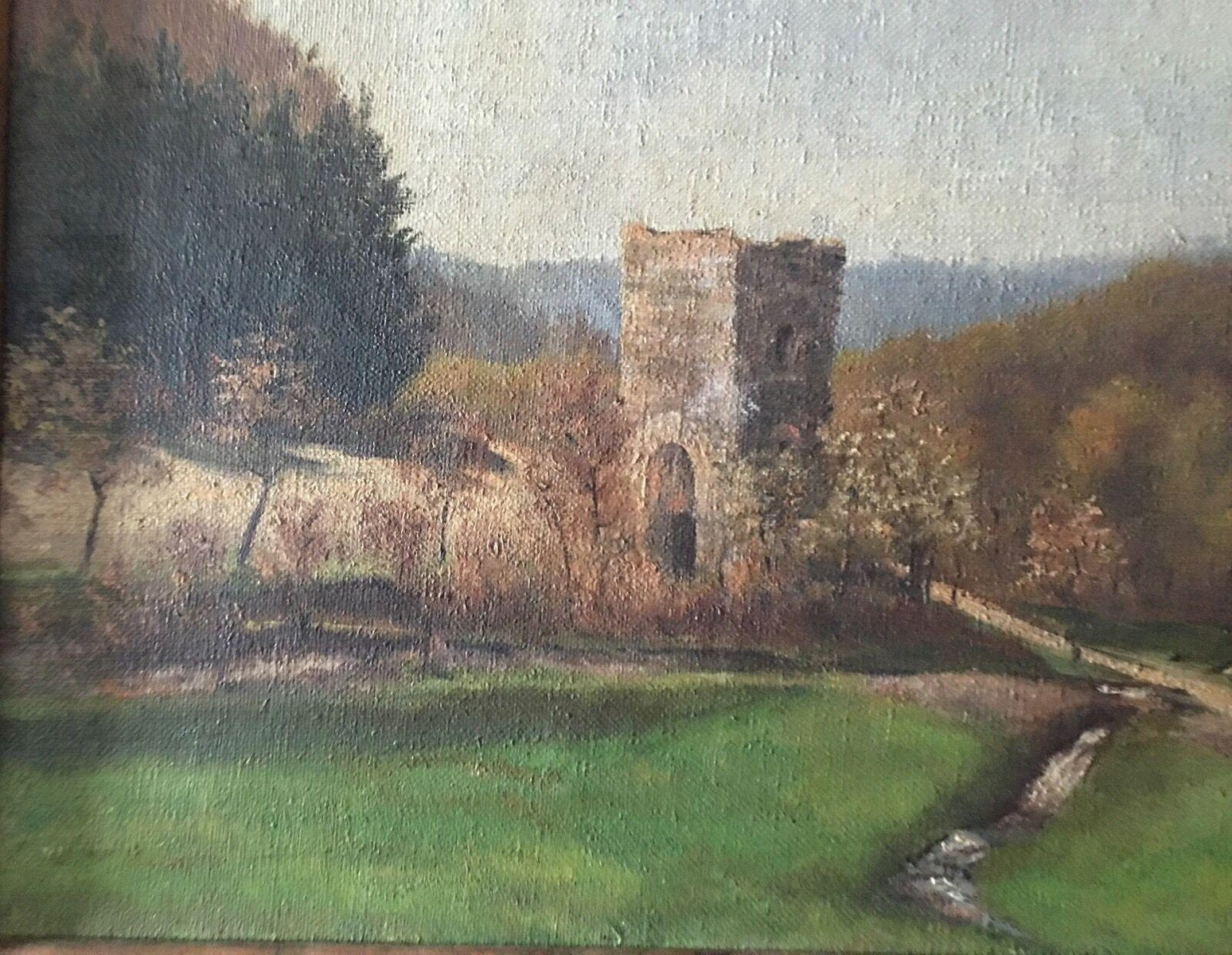 Baron Loewenstern, Lahnstein Forest Valley, 1918, Oil on Canvas