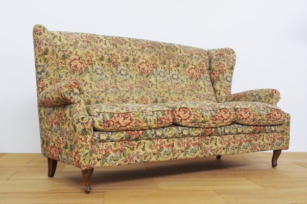 Baroque Armchairs and Sofa, 1950s, Set of 3-KNM-1007741