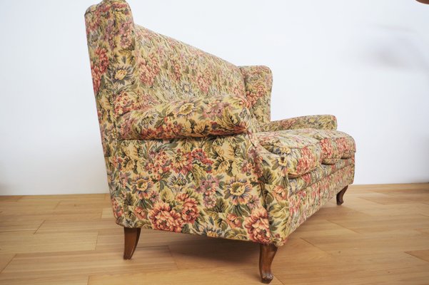 Baroque Armchairs and Sofa, 1950s, Set of 3-KNM-1007741