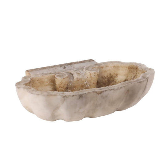 Baroque Beige Marble Bowl