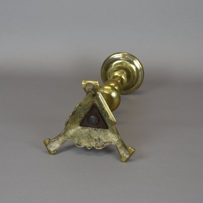 Baroque Bronze Candlestick, 1700s-AOU-1763107