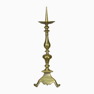 Baroque Bronze Candlestick, 1700s-AOU-1763107