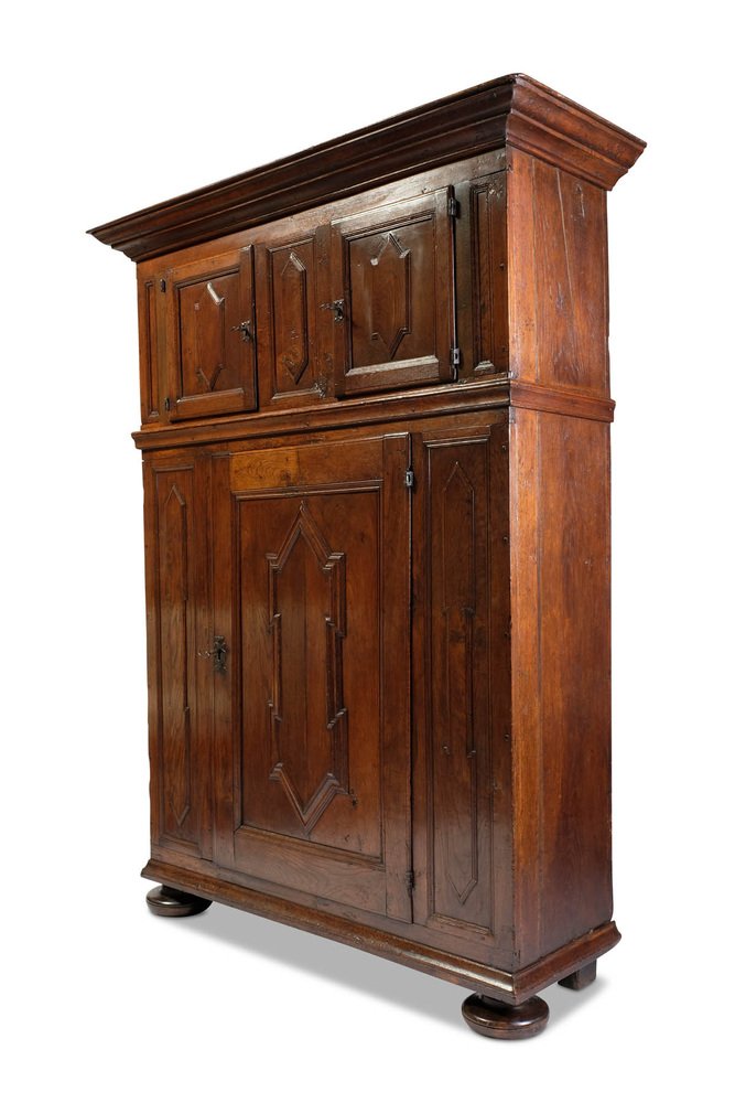 Baroque Cabinet in Oak from Westphalia, 1730s