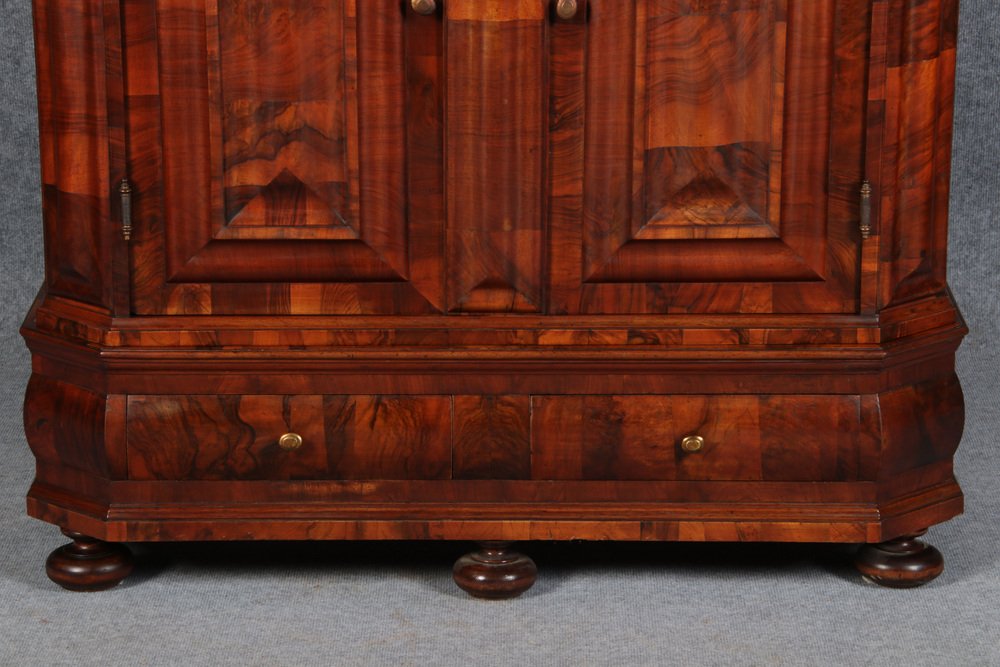 Baroque Cabinet in Walnut, Frankfurt, Germany, 18th Century