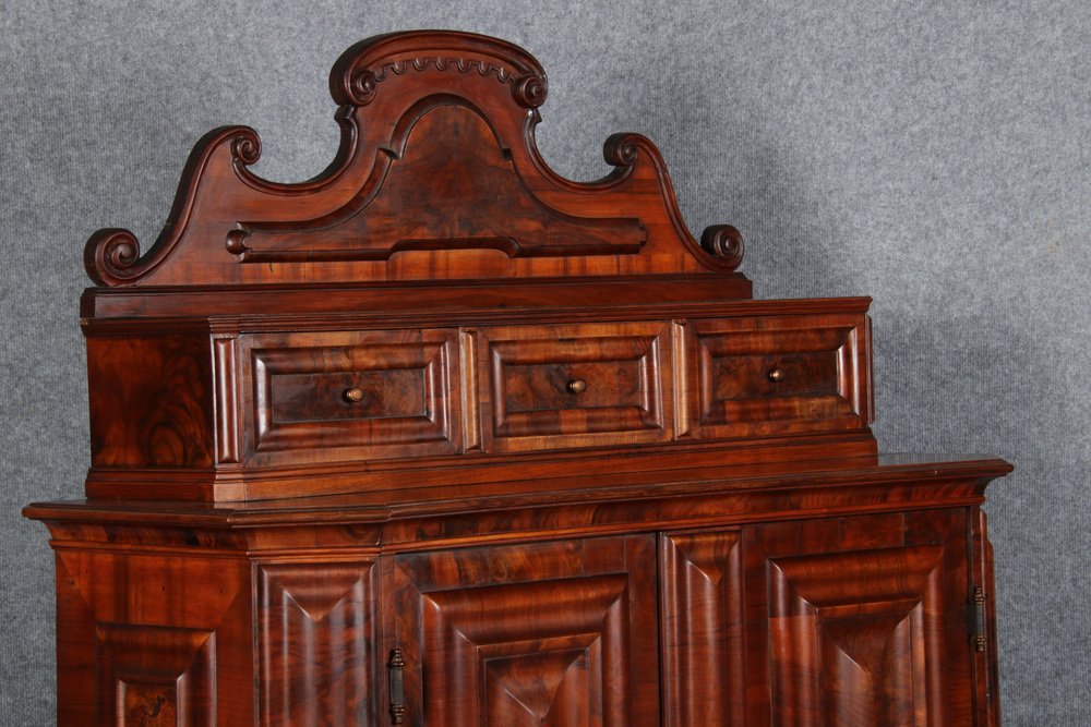 Baroque Cabinet in Walnut, Frankfurt, Germany, 18th Century