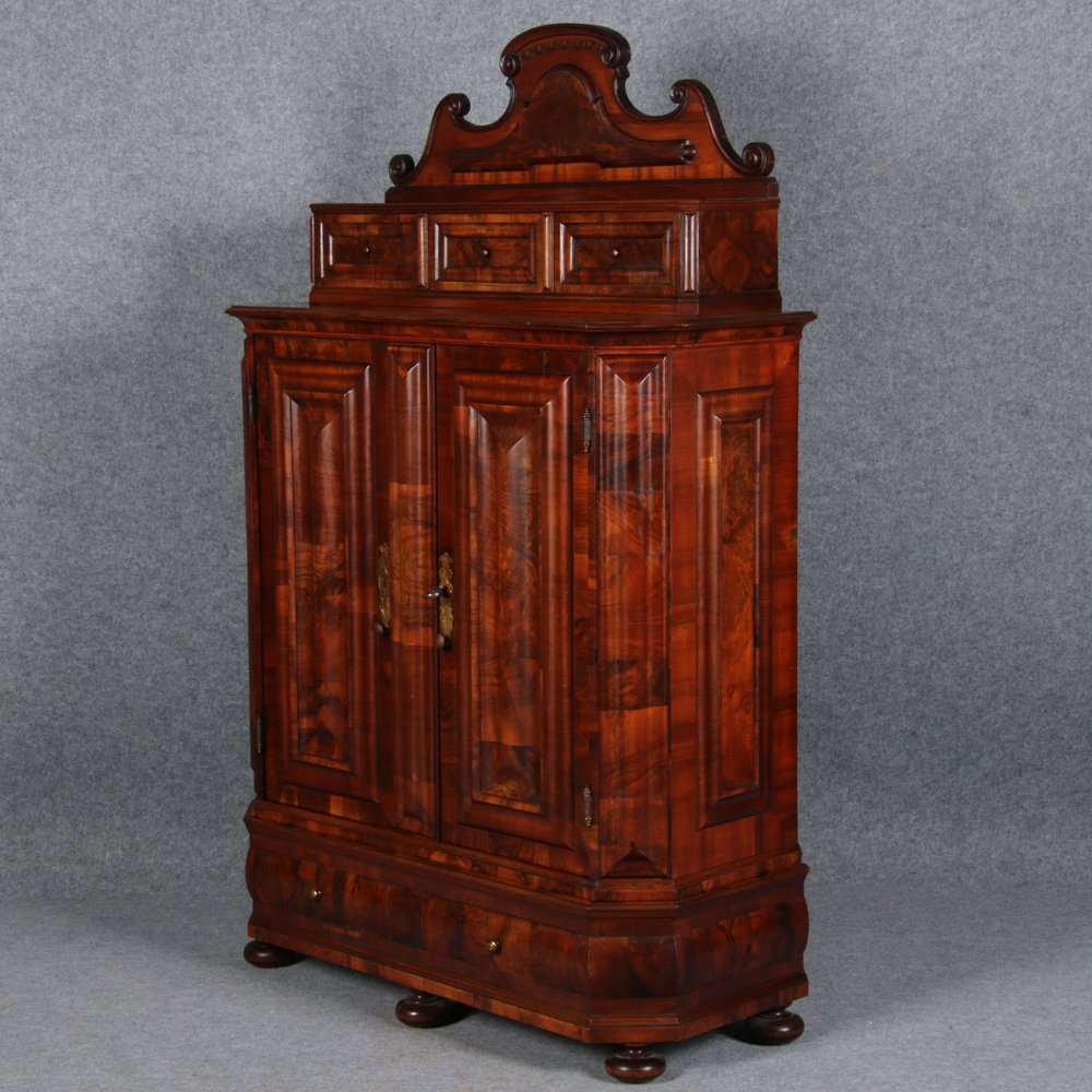 Baroque Cabinet in Walnut, Frankfurt, Germany, 18th Century