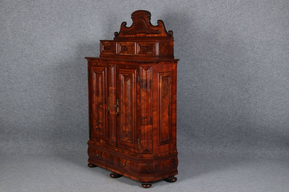 Baroque Cabinet in Walnut, Frankfurt, Germany, 18th Century