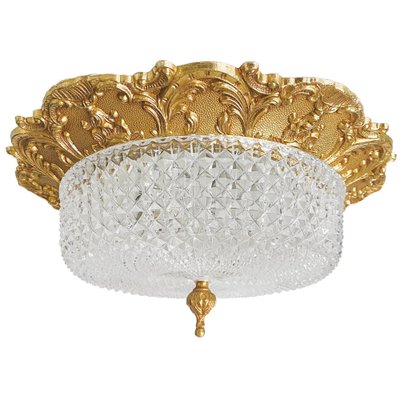 Baroque Ceiling Lamp Messing Facet Cut Glass Ceiling Ceiling French Lily-BMU-1807669