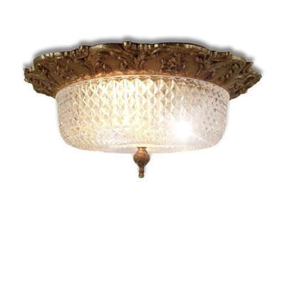 Baroque Ceiling Lamp Messing Facet Cut Glass Ceiling Ceiling French Lily-BMU-1807669