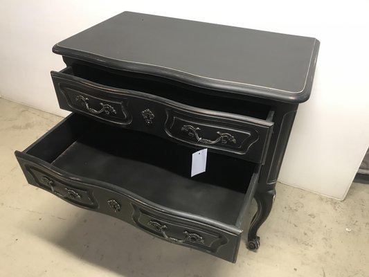 Baroque Chest of Drawer in Black-HLV-1428625