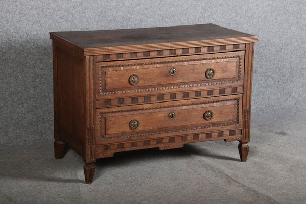 Baroque Chest of Drawers in Oak, 1780s-DXD-1790789