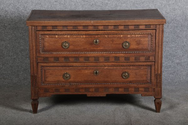 Baroque Chest of Drawers in Oak, 1780s-DXD-1790789