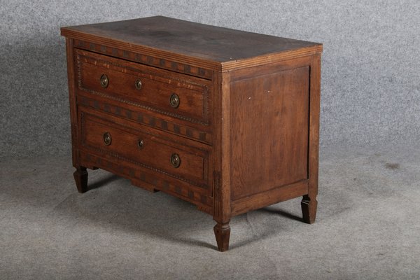 Baroque Chest of Drawers in Oak, 1780s-DXD-1790789