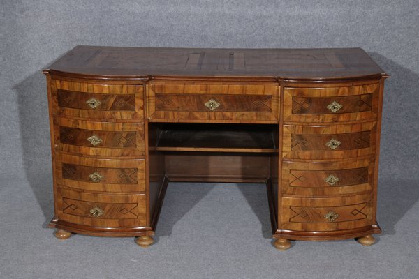 Baroque Desk 18 Century with Intarsia and Insert Work, 1750-DXD-1790764