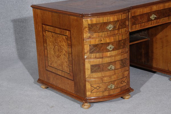 Baroque Desk 18 Century with Intarsia and Insert Work, 1750-DXD-1790764