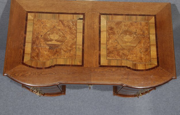 Baroque Desk 18 Century with Intarsia and Insert Work, 1750-DXD-1790764