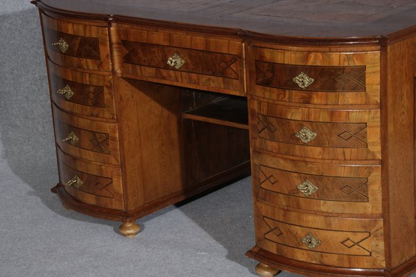 Baroque Desk 18 Century with Intarsia and Insert Work, 1750-DXD-1790764