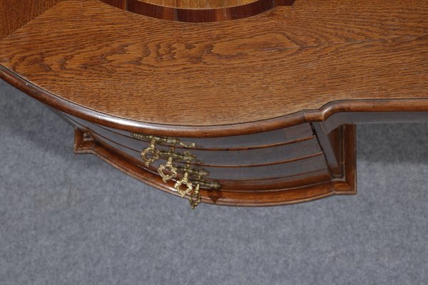 Baroque Desk 18 Century with Intarsia and Insert Work, 1750-DXD-1790764