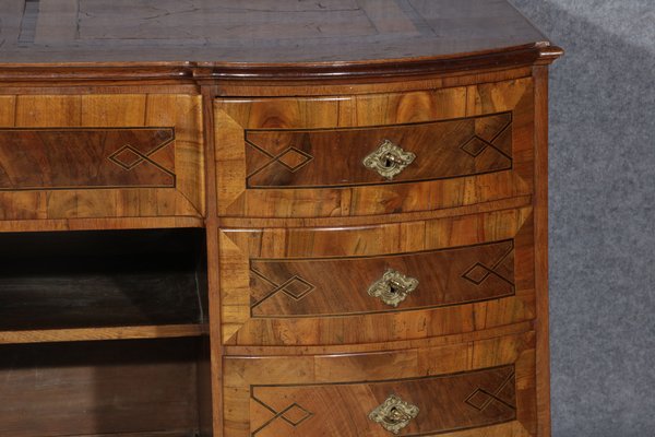 Baroque Desk 18 Century with Intarsia and Insert Work, 1750-DXD-1790764