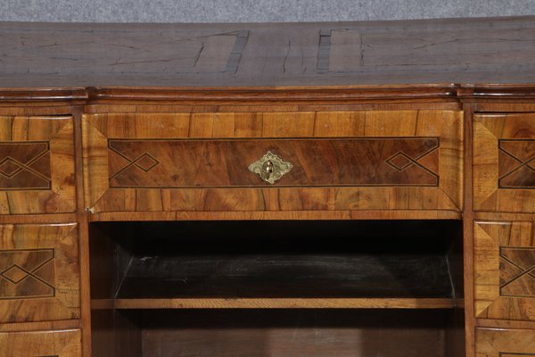 Baroque Desk 18 Century with Intarsia and Insert Work, 1750-DXD-1790764