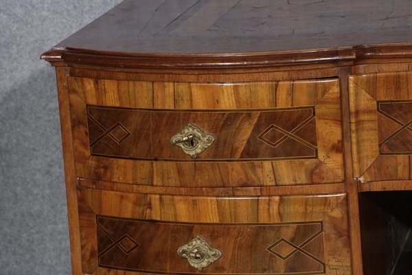 Baroque Desk 18 Century with Intarsia and Insert Work, 1750-DXD-1790764