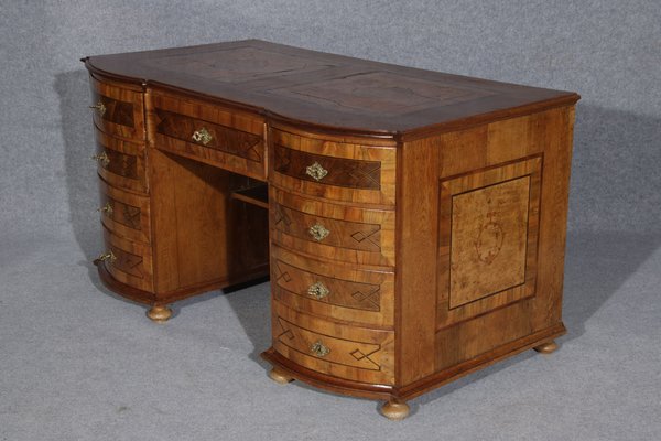 Baroque Desk 18 Century with Intarsia and Insert Work, 1750-DXD-1790764