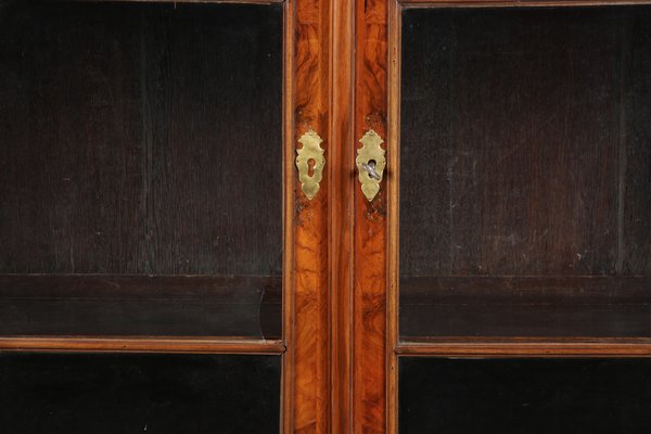 Baroque English Mahogany Showcases with Three Sides Glazed, 1800s-DXD-1703588