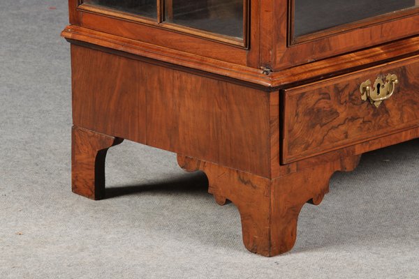 Baroque English Mahogany Showcases with Three Sides Glazed, 1800s-DXD-1703588