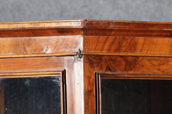 Baroque English Mahogany Showcases with Three Sides Glazed, 1800s-DXD-1703588