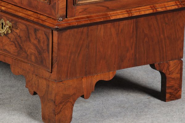 Baroque English Mahogany Showcases with Three Sides Glazed, 1800s-DXD-1703588