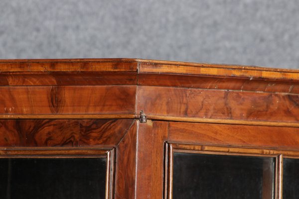 Baroque English Mahogany Showcases with Three Sides Glazed, 1800s-DXD-1703588