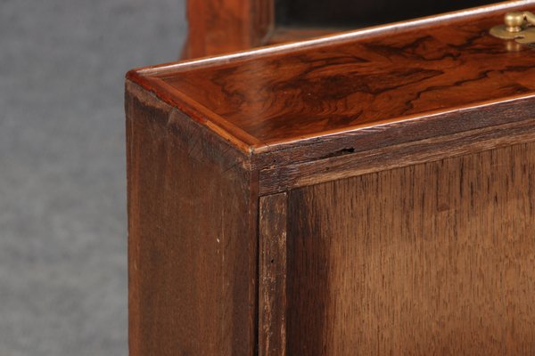 Baroque English Mahogany Showcases with Three Sides Glazed, 1800s-DXD-1703588