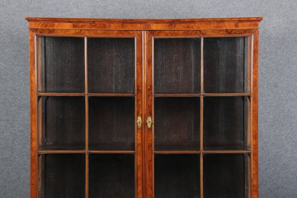 Baroque English Mahogany Showcases with Three Sides Glazed, 1800s-DXD-1703588