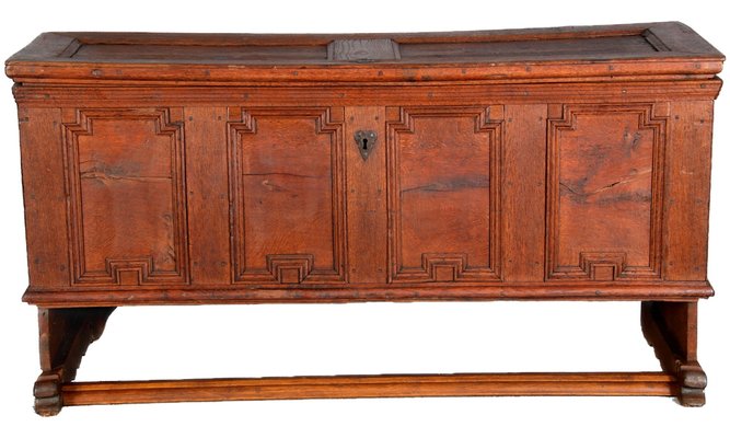 Baroque Gallery Chest in Oak, 1750s-DXD-1790802